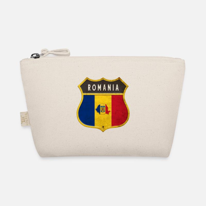 Rumänien Wappen Design Bio-Täschchen
