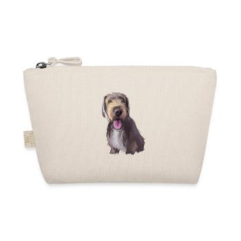 Slovak Rough Haired Pointer Dog Illustration - Organic Pouch - nature - Front