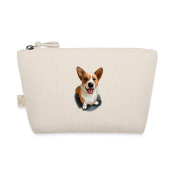 Illustration de l’aquarelle du chien Welsh Corgi - Trousse biologique - nature - Devant