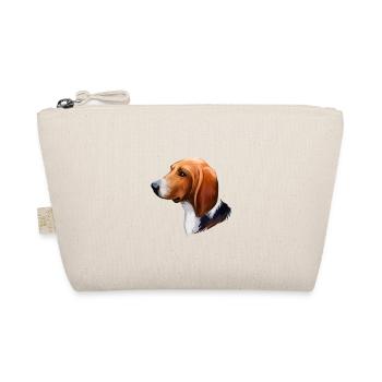 Treeing Walker Coonhound Dog Watercolor Illustrati - Organic Pouch - nature - Front