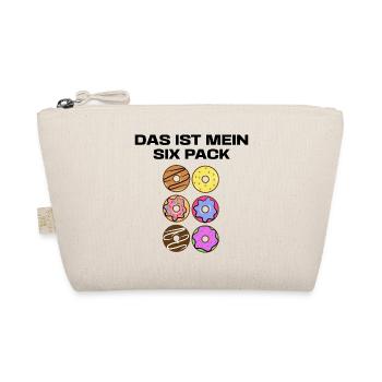 Lustig Donut Statement Nachspeise Süßigkeiten - Bio-Täschchen - Natur - Vorne