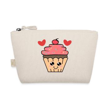 Snacking Cupcake Delicious Heart Sweets Calories - Organic Pouch - nature - Front