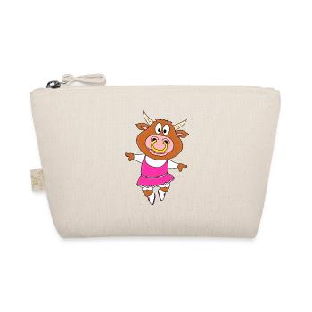 BULLE - STIER - KUH - TANZEN - TÄNZERIN - TIER - Bio-Täschchen - Natur - Vorne