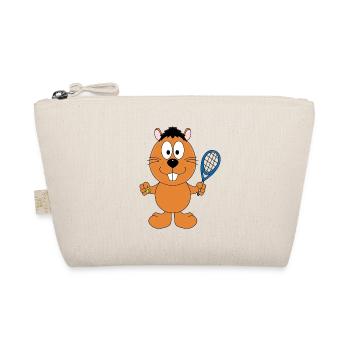 OTTER - BIBER - MARDER - TENNIS - SPORT - Bio-Täschchen - Natur - Vorne