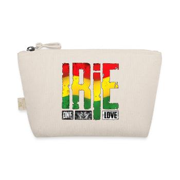 Vibrantes Reggae-Design mit Regenbogenfarben - Bio-Täschchen - Natur - Vorne