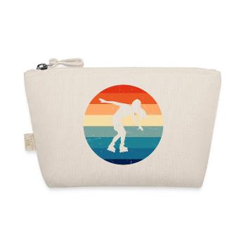 Roller Skate Men Women's Rollerskate Roller Skating - Organic Pouch - nature - Front