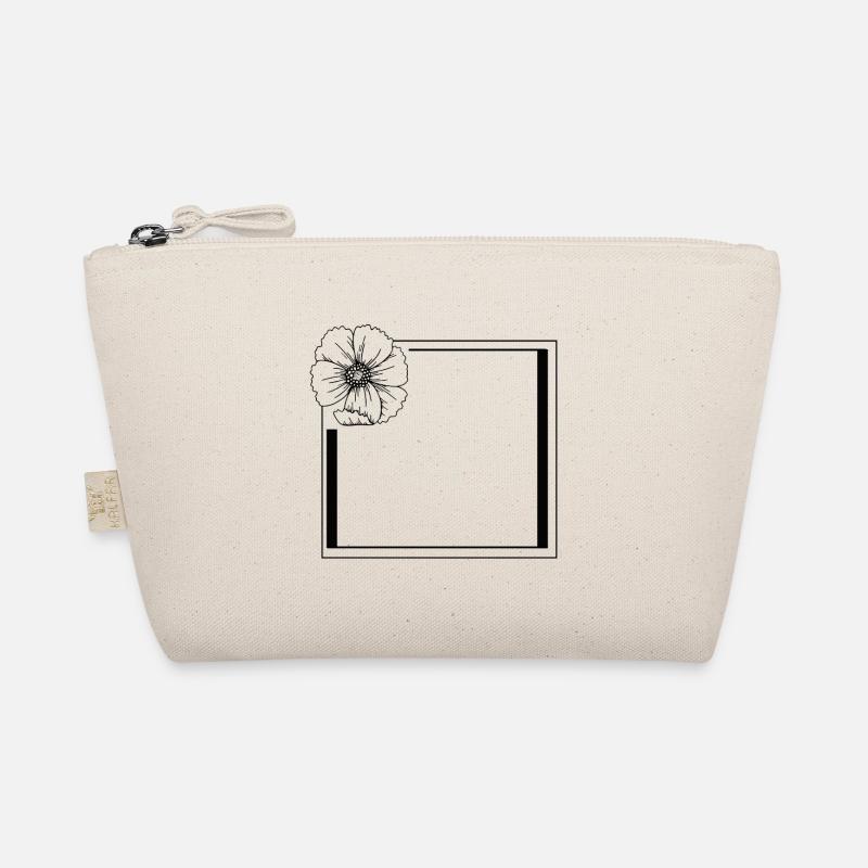 Cadre avec grande fleur de fleur Trousse biologique