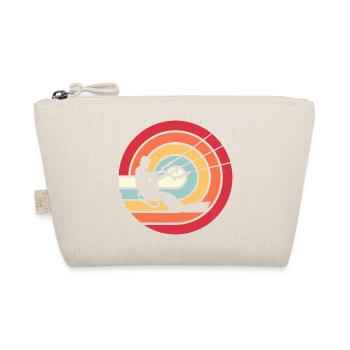 Kitesurfen Kitesurf Kitesurfer Kiteboard Retro Vin - Trousse biologique - nature - Devant
