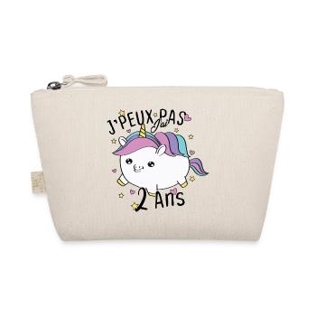 Enfant 2 Ans Fille Anniversaire Cadeau Licorne - Trousse biologique - nature - Devant