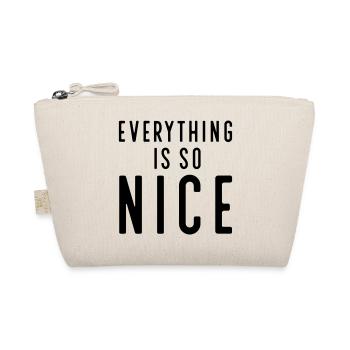 Funny sayings - Organic Pouch - nature - Front