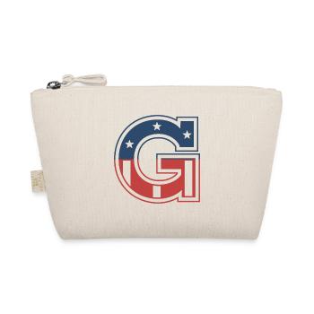 Buchstabe G USA - Bio-Täschchen - Natur - Vorne