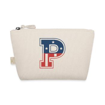 Buchstabe P USA - Bio-Täschchen - Natur - Vorne