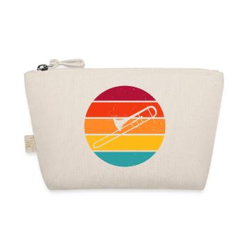 Trombonist Ladies Men's Tenor Trombone Brass Orchestra - Organic Pouch - nature - Front