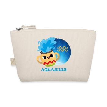 Zodiac sign Aquarius - Organic Pouch - nature - Front