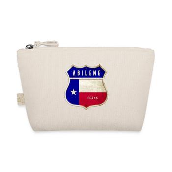 Abilene Texas Wappen Flaggen Design - Bio-Täschchen - Natur - Vorne