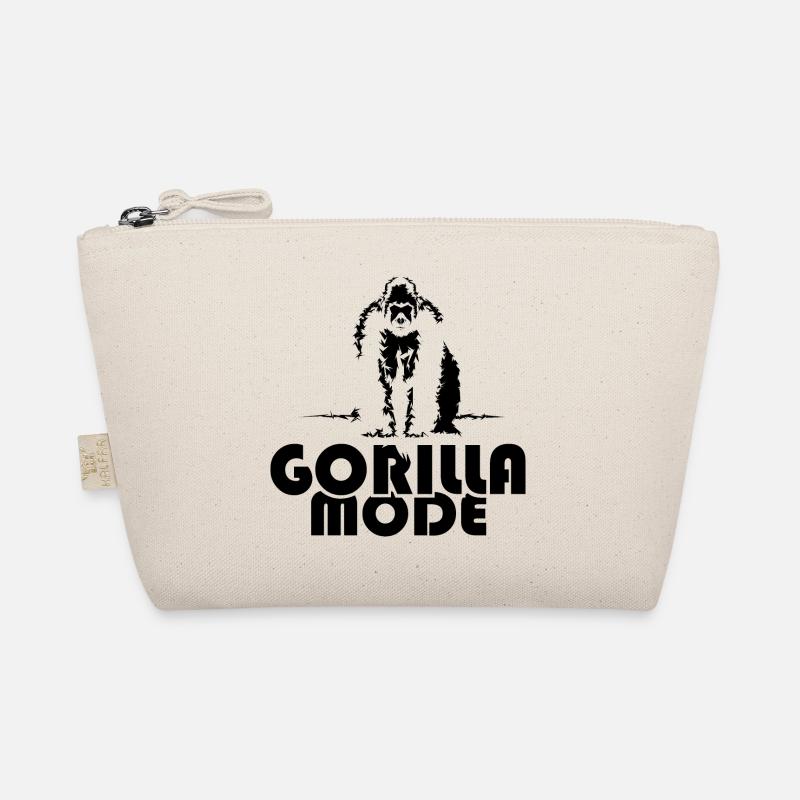 Gorilla Mode Affe Monkey Symbol Illustration Bio-Täschchen