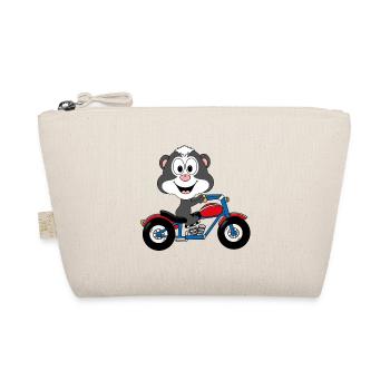STINKTIER - MOTORRAD - BIKER - TIER - TIERISCH - Bio-Täschchen - Natur - Vorne