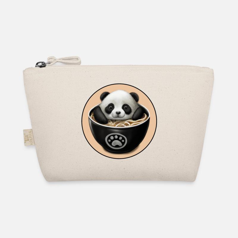 Bébé Panda Dans Un Bain De Ramen Trousse biologique