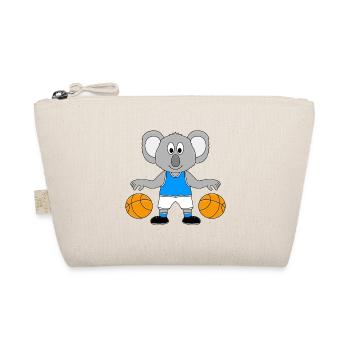 BASKETBALL - KOALA - SPORT - TIER - KIND - BABY - Bio-Täschchen - Natur - Vorne