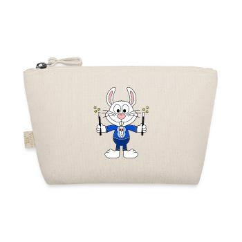 HASE - MAGIER - ZAUBERER - TIER - KIND - BABY - Bio-Täschchen - Natur - Vorne