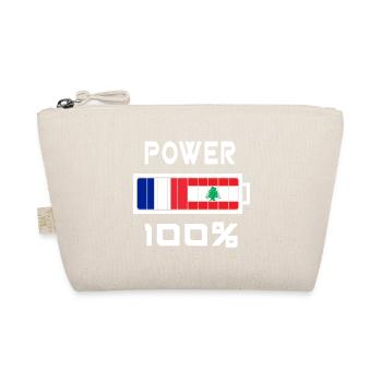 Lebanon and France Power 100% - Organic Pouch - nature - Front