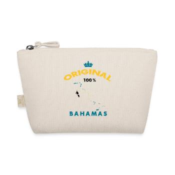 Bahamas Original 100% Flaggen Design - Bio-Täschchen - Natur - Vorne