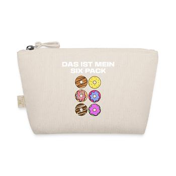 Lustig Süßigkeiten Donut Statement Naschen Backen - Bio-Täschchen - Natur - Vorne