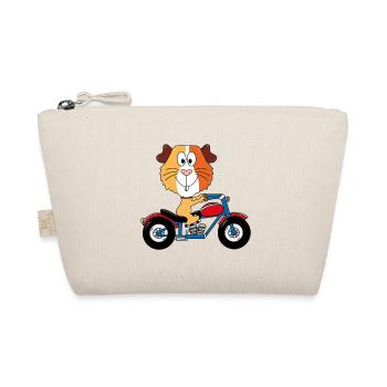MOTORRAD - BIKER - MEERSCHWEINCHEN - TIERISCH - Bio-Täschchen - Natur - Vorne