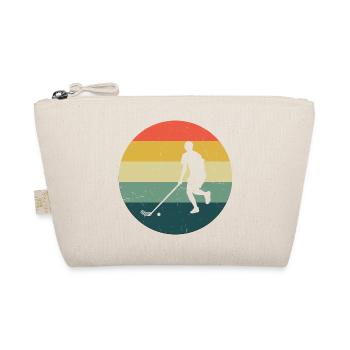 Herren Innebandy Unihockeyspielen Floorball - Bio-Täschchen - Natur - Vorne