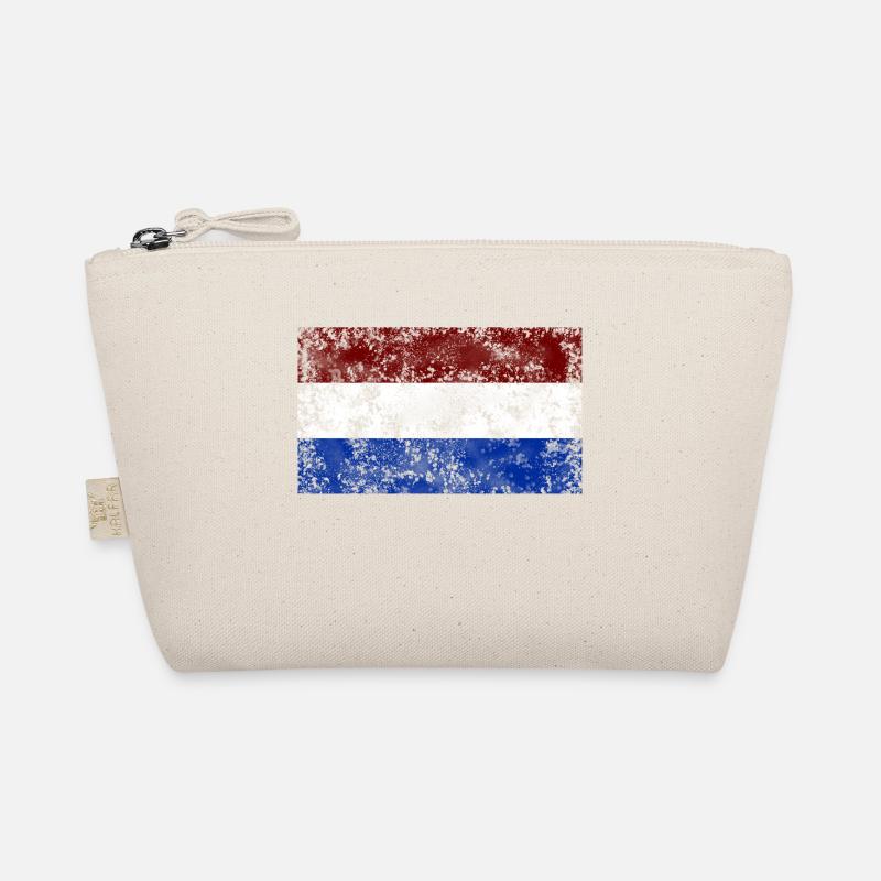 Drapeau des Pays-Bas Vintage Trousse biologique