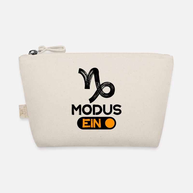 Tierkreis Statement Steinbock Astrologie Horoskop Bio-Täschchen