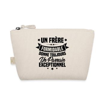 Un Frère Formidable donne un Parrain Exceptionnel - Trousse biologique - nature - Devant