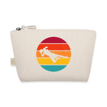 Footballer Men's Female Footballer Football Goalkeeper - Organic Pouch - nature - Front