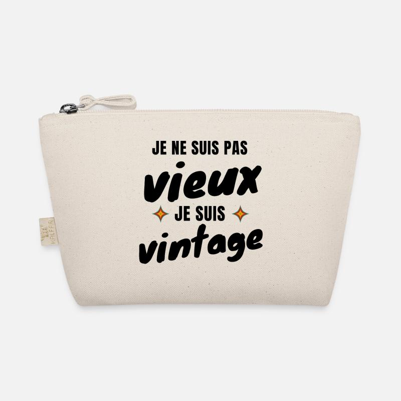 Ich bin nicht alt Ich bin Vintage Bio-Täschchen