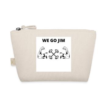 WE GO JIM - Bio-Täschchen - Natur - Vorne