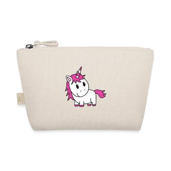 EINHORN - PFERD - PONY - REITEN - MÄDCHEN - GIRL - Bio-Täschchen - Natur - Vorne