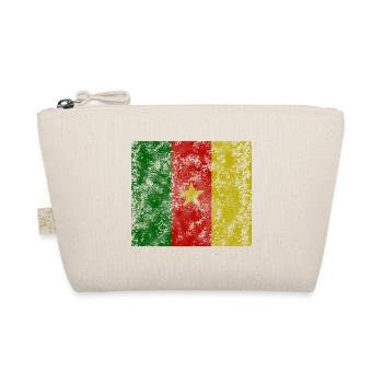 Kamerun vintage Flagge Fahn - Bio-Täschchen - Natur - Vorne