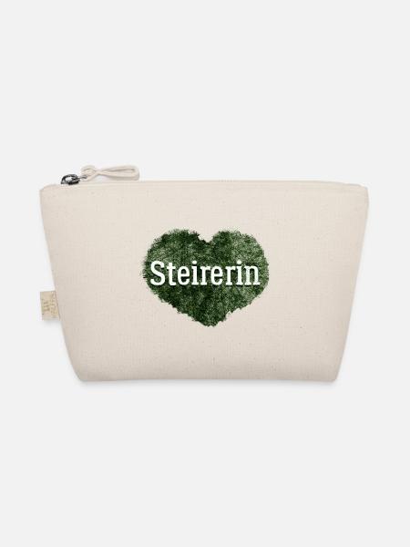 Steirerin, Steiermark, grünes Herz Österreichs - Bio-Täschchen - Natur