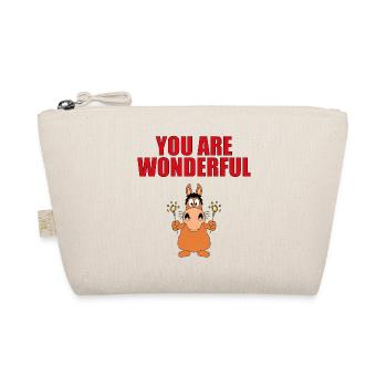 PFERD - PONY - WUNDERKERZEN - YOU ARE WONDERFUL - Bio-Täschchen - Natur - Vorne
