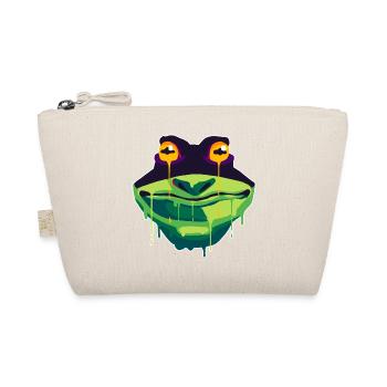 A Beautiful and Funny Frog Design - Organic Pouch - nature - Front