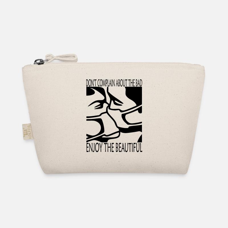Le mauvais - le beau - masques (design noir) Trousse biologique