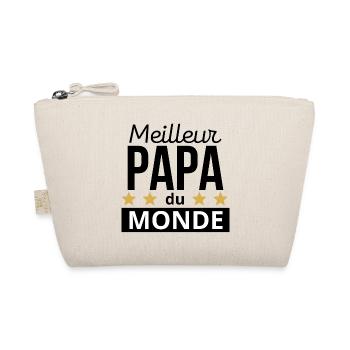 Meilleur papa du monde - Trousse biologique - nature - Devant