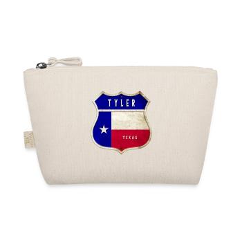 Tyler Texas Wappen Flaggen Design - Bio-Täschchen - Natur - Vorne