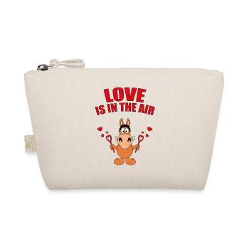 LOVE IS IN THE AIR - SEIFENBLASEN - PFER - PONY - Bio-Täschchen - Natur - Vorne
