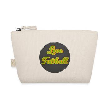 Love of retro-style football - Organic Pouch - nature - Front