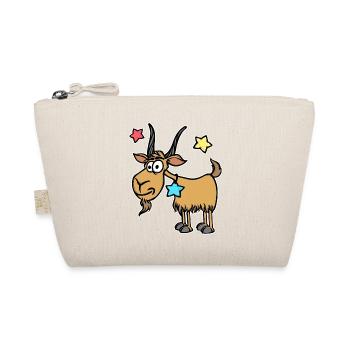 Capricorn Stars Esoteric Zodiac Galaxy - Organic Pouch - nature - Front