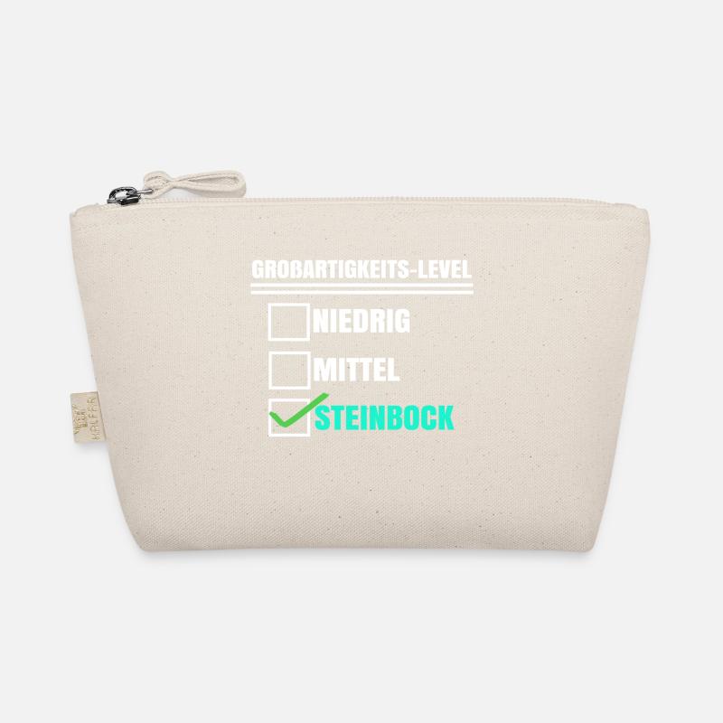 Aberglaube Horoskop Steinbock Tierkreis Statement Bio-Täschchen