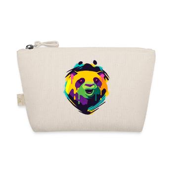 A Beautiful and Funny Panda Design - Organic Pouch - nature - Front