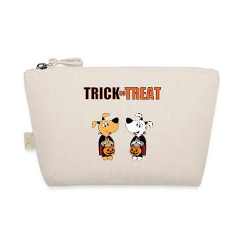 TRICK OR TREAT - HALLOWEEN - HUNDE - HUND - LIEBE - Bio-Täschchen - Natur - Vorne