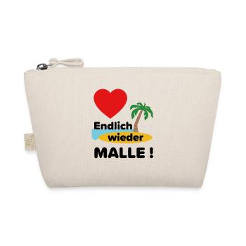 Endlich wieder Malle ! - Bio-Täschchen - Natur - Vorne